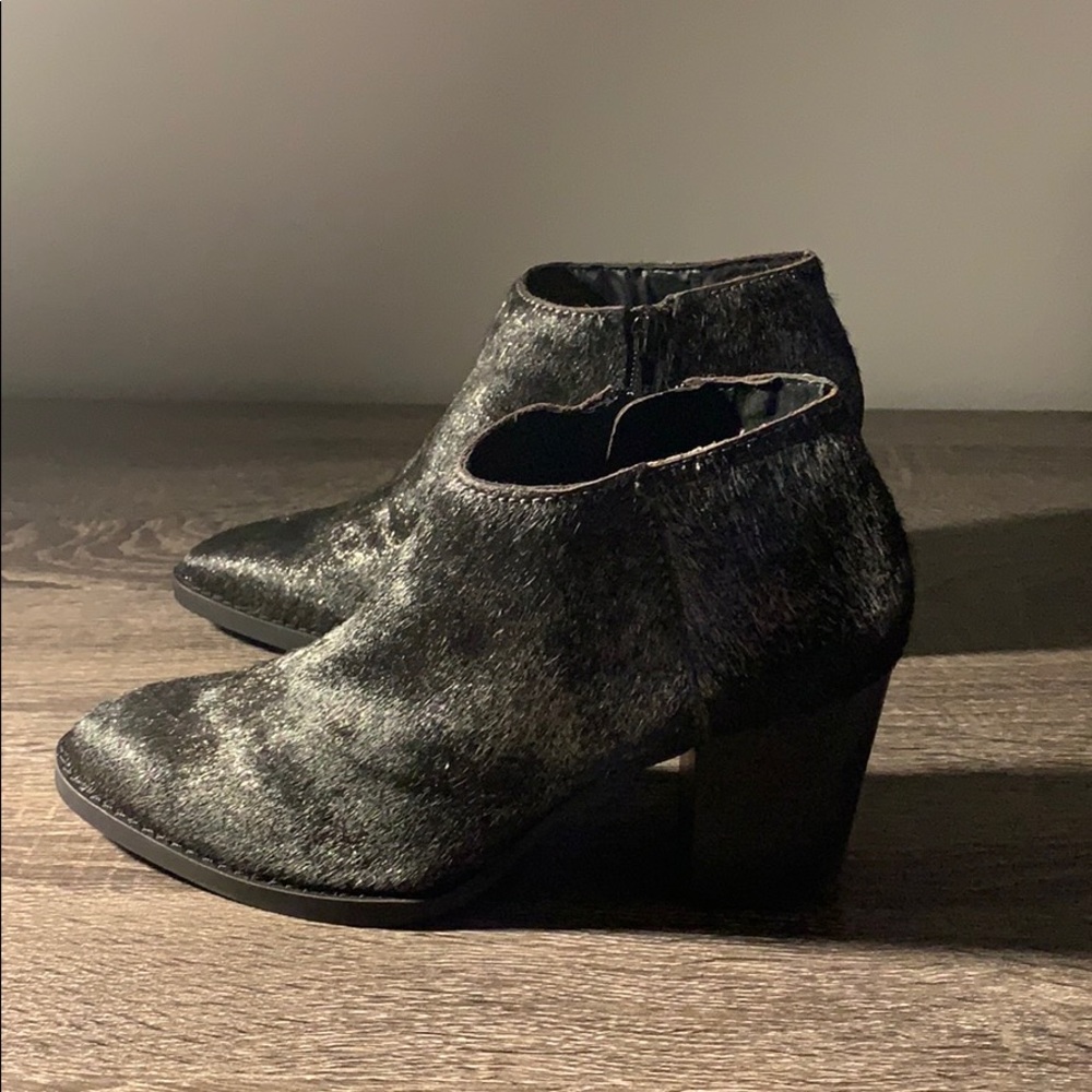 Real Cow Hair Fur Boots